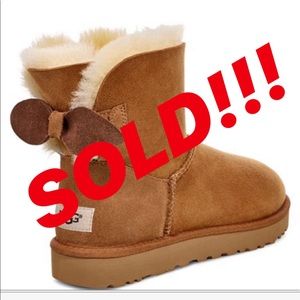 Women's Mini Chestnut  Sheepskin Ugg Boots